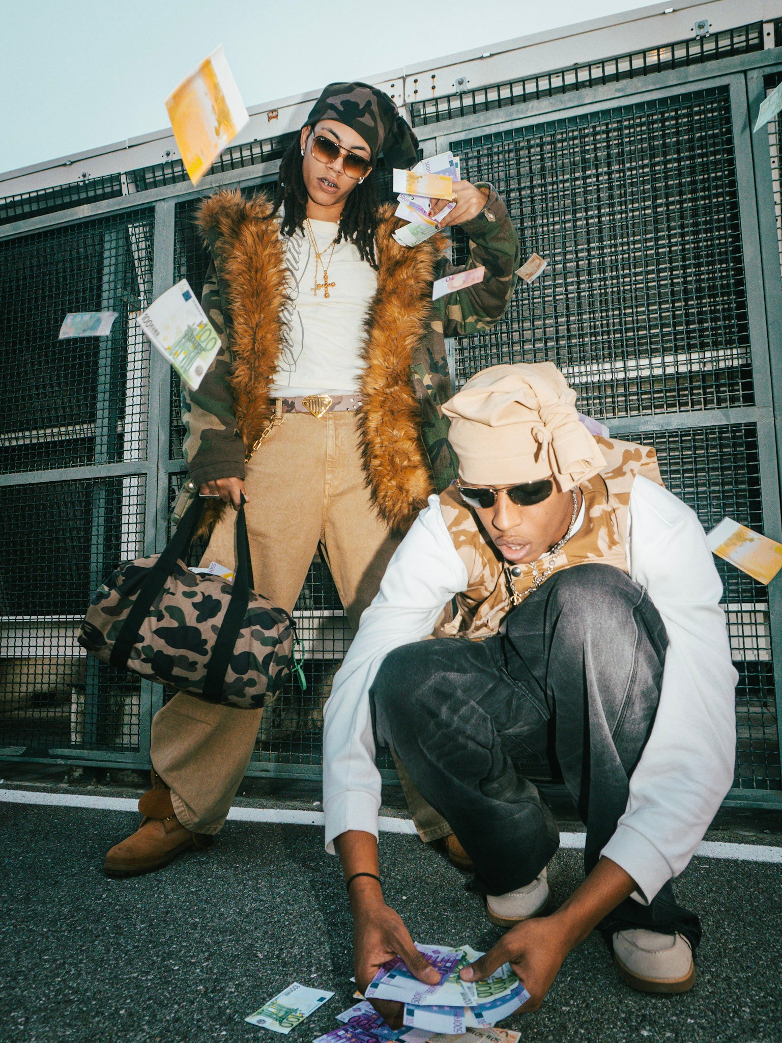 Mascalzone Beanie Green Camo