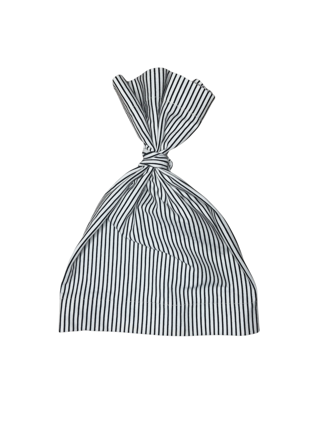 Mascalzone Beanie White/Black Stripes