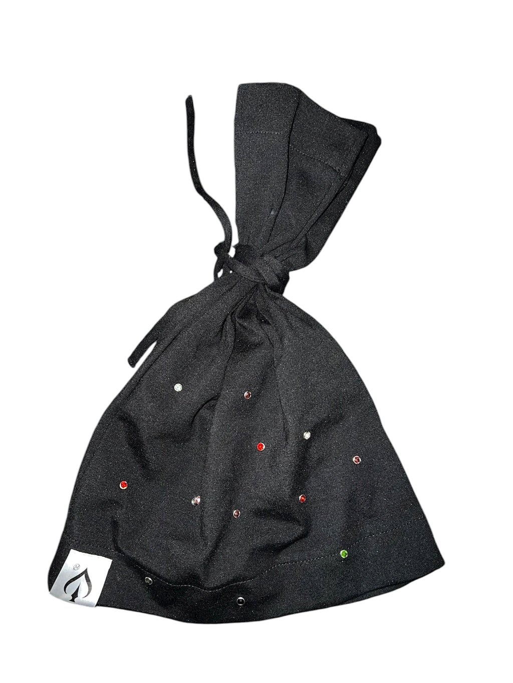 Mascalzone Beanie Black Rhinestone