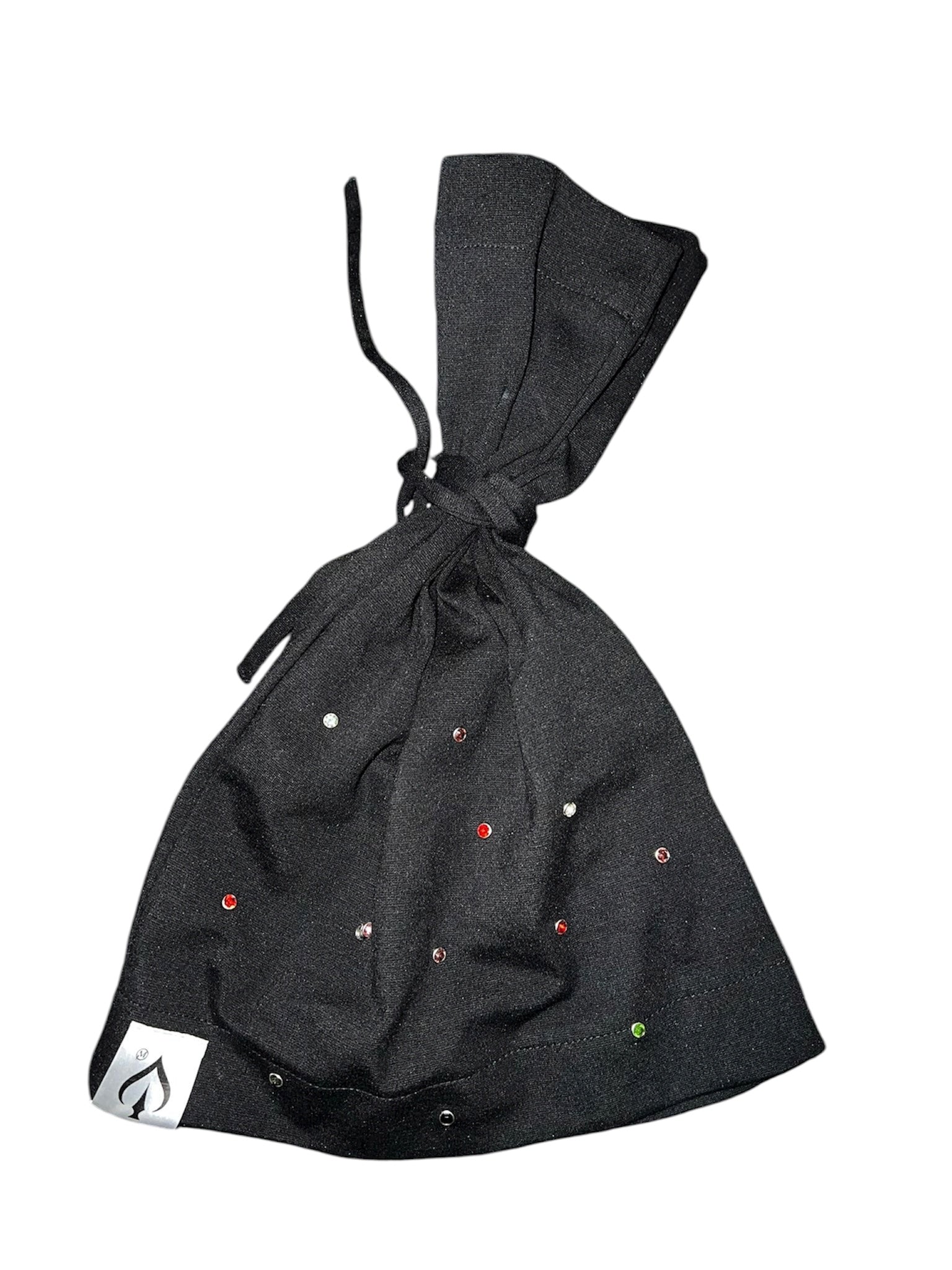 Mascalzone Beanie Black Rhinestone