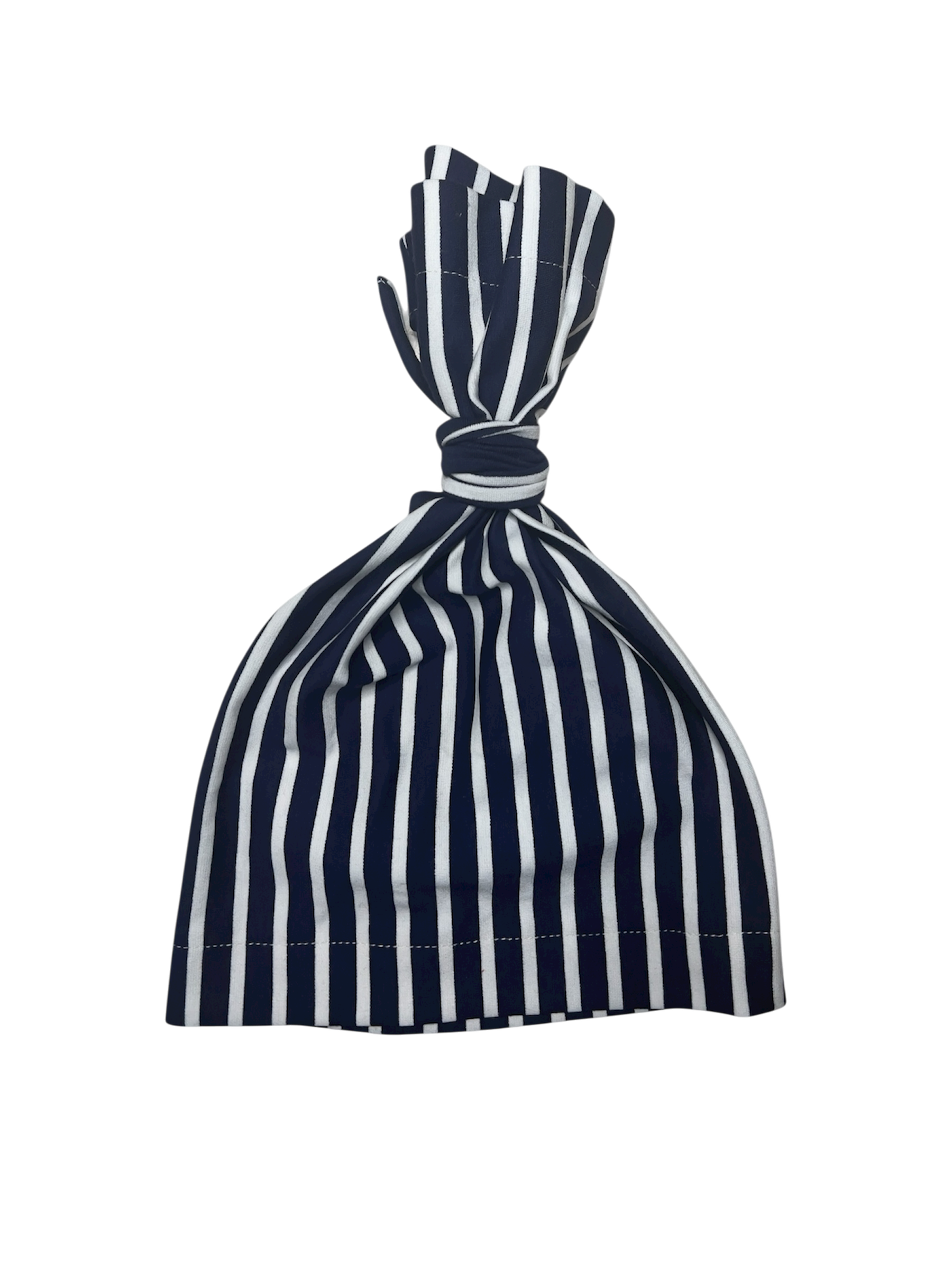 Mascalzone Beanie Blue/White Stripes