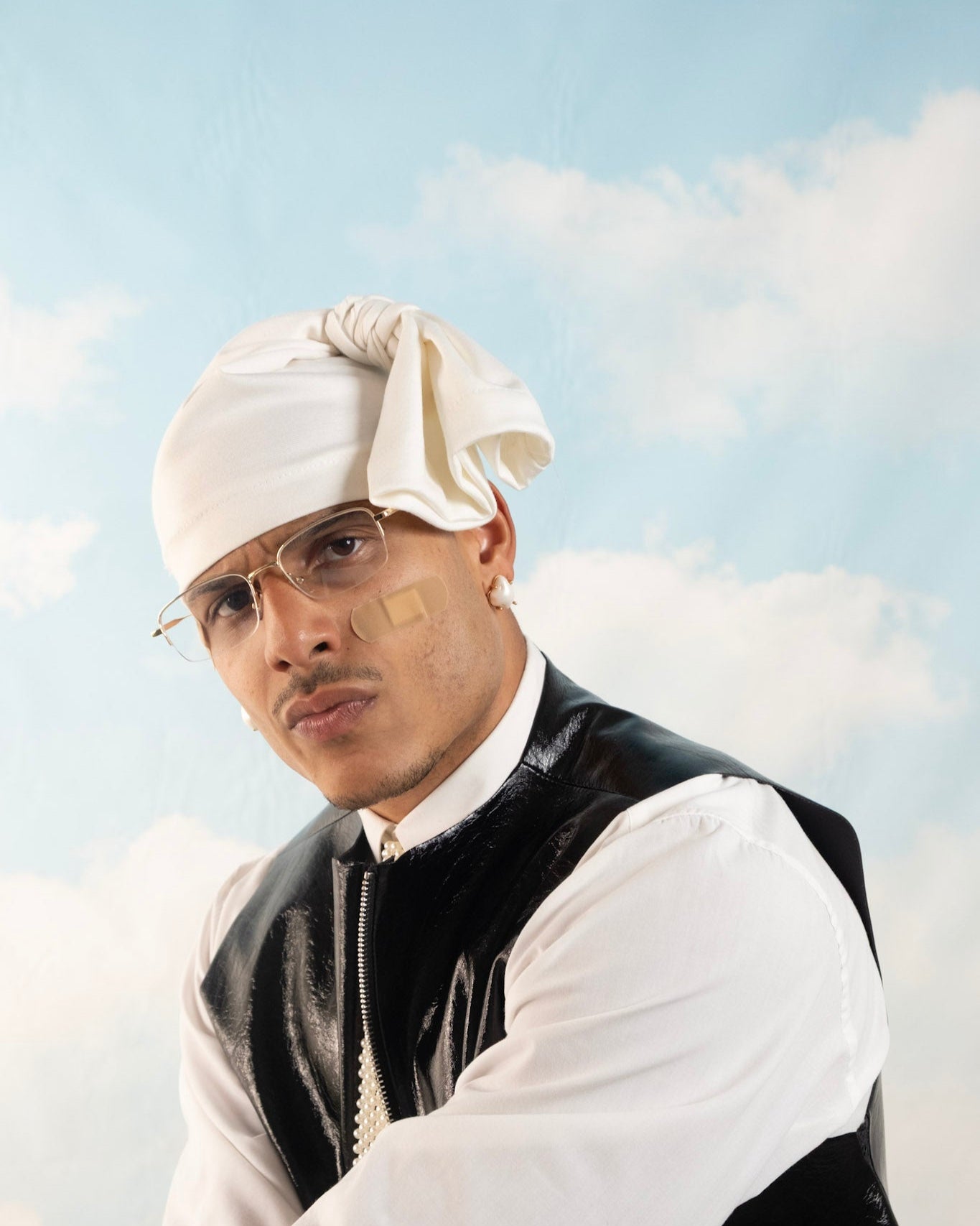 Mascalzone Beanie White – Maison Ouedraogo
