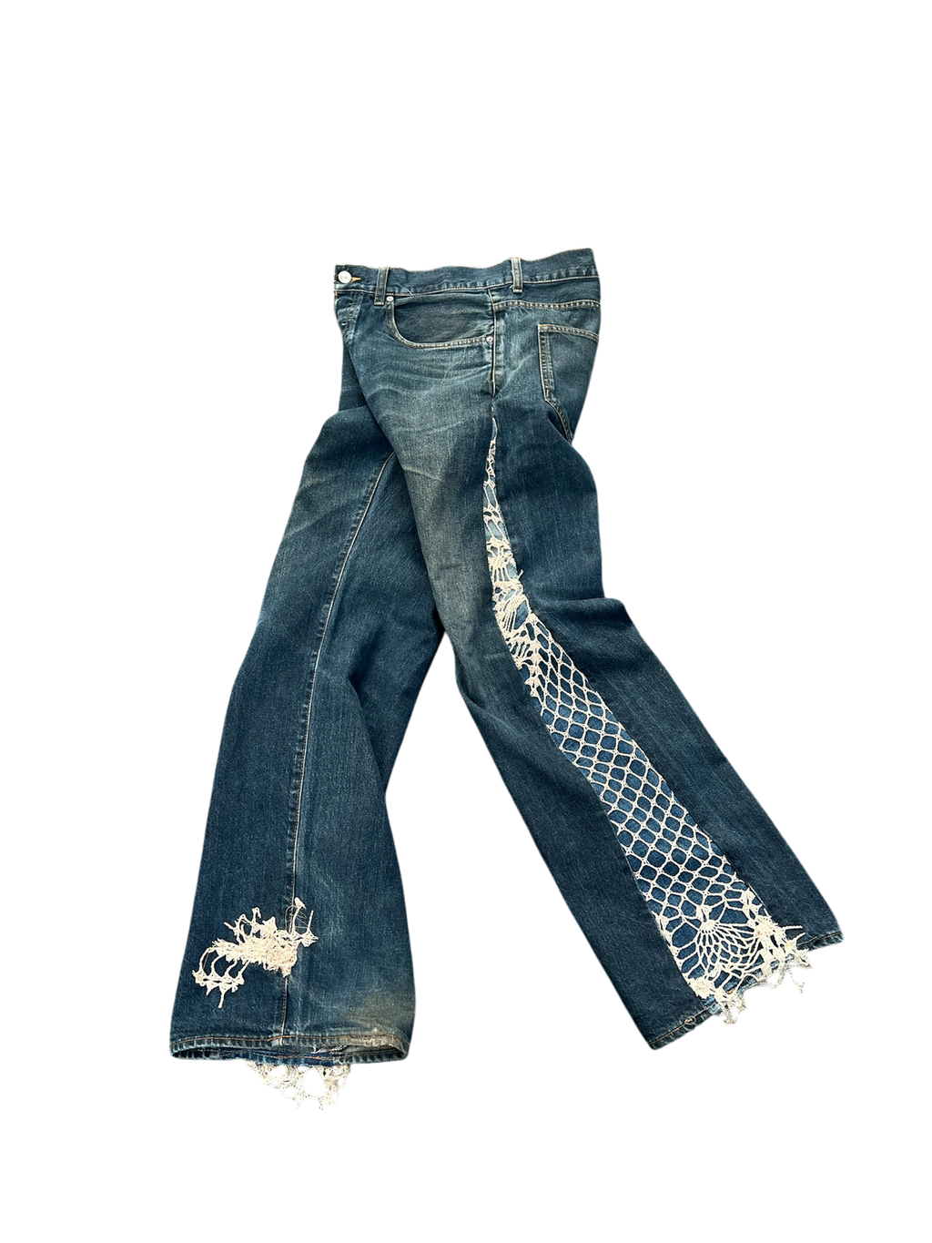 NET BAGGY - Dark Jeans