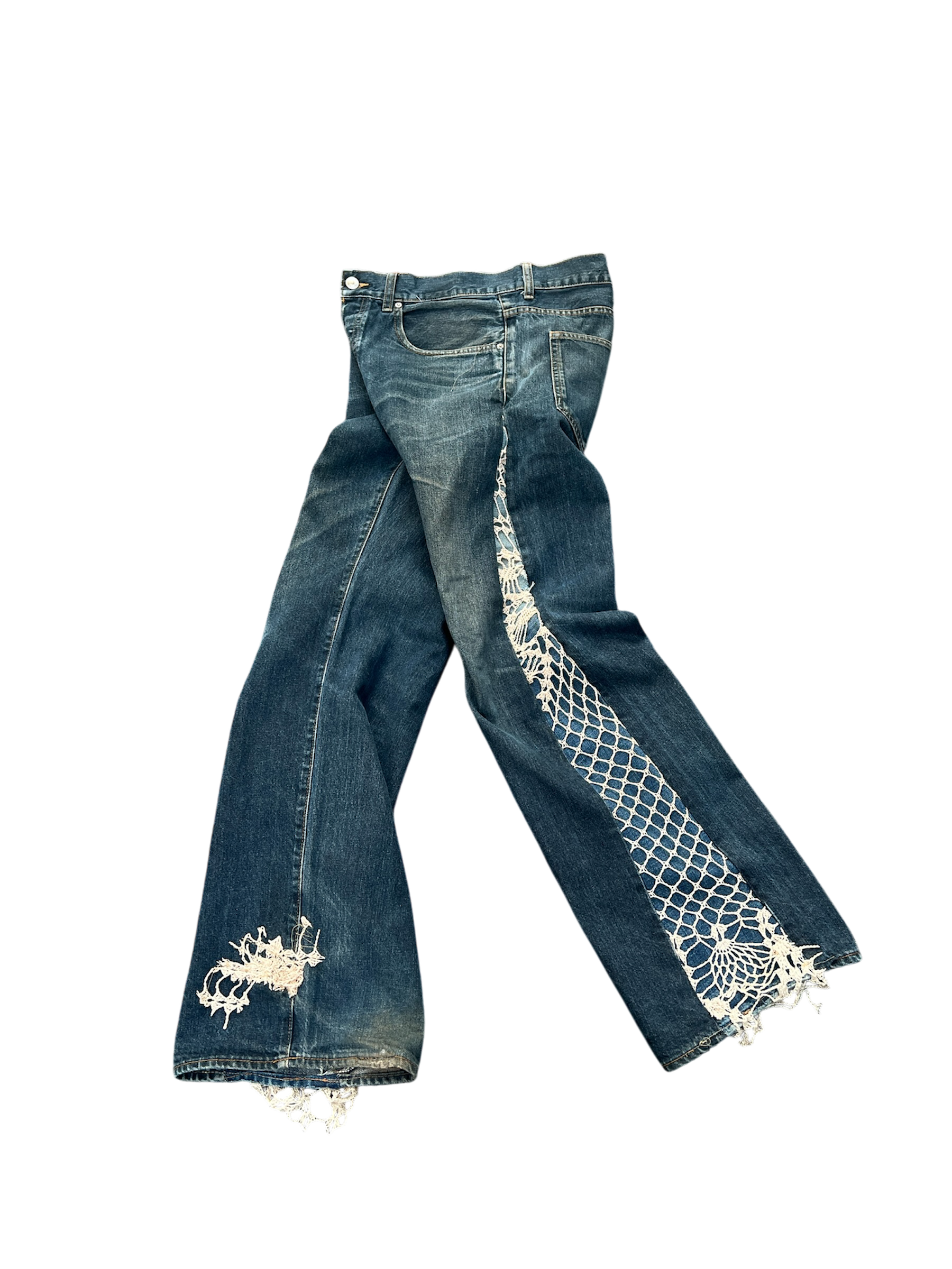 NET BAGGY - Dark Jeans