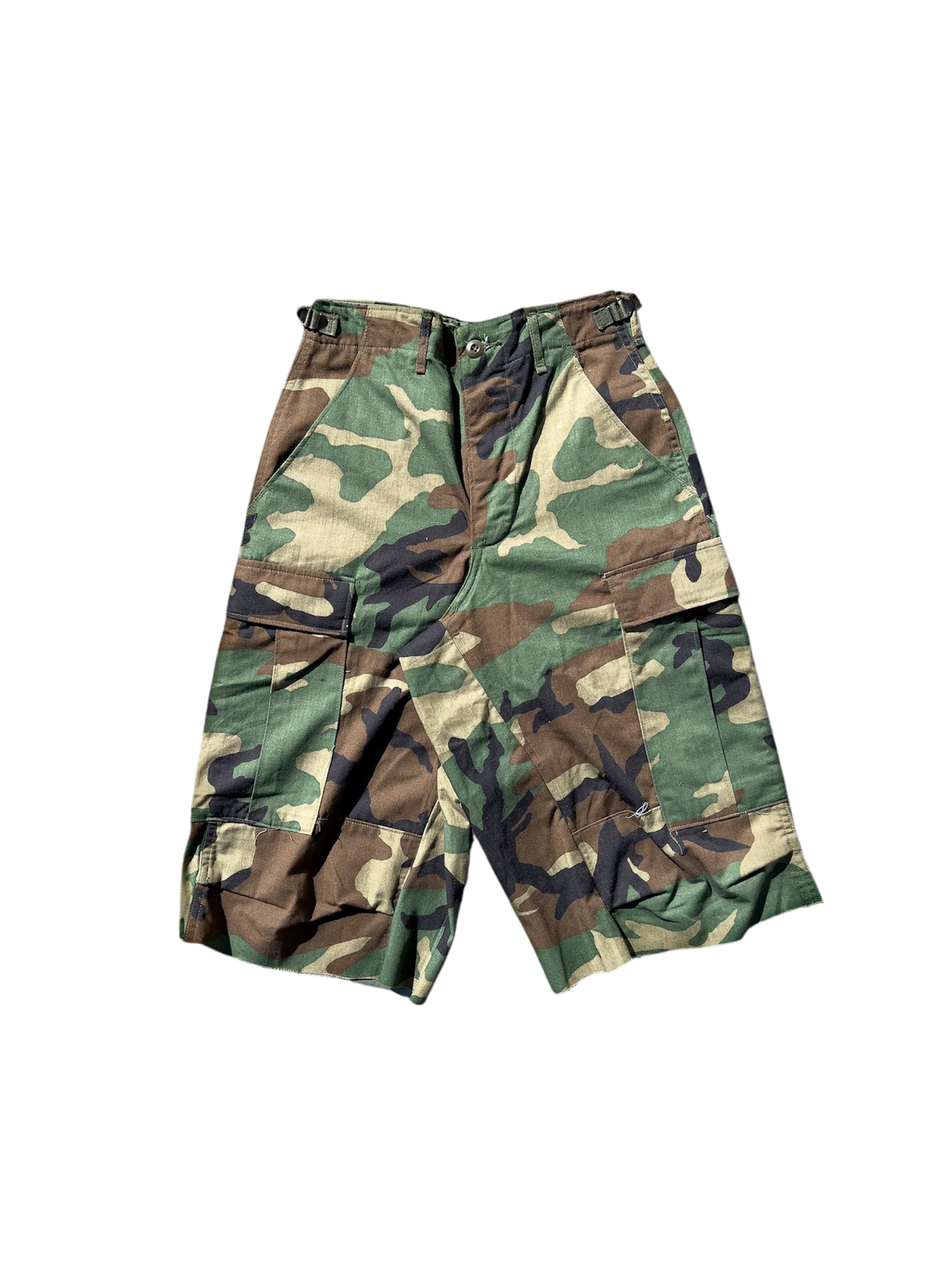 FOREST GREEN  CAMO - Cargo Jorts