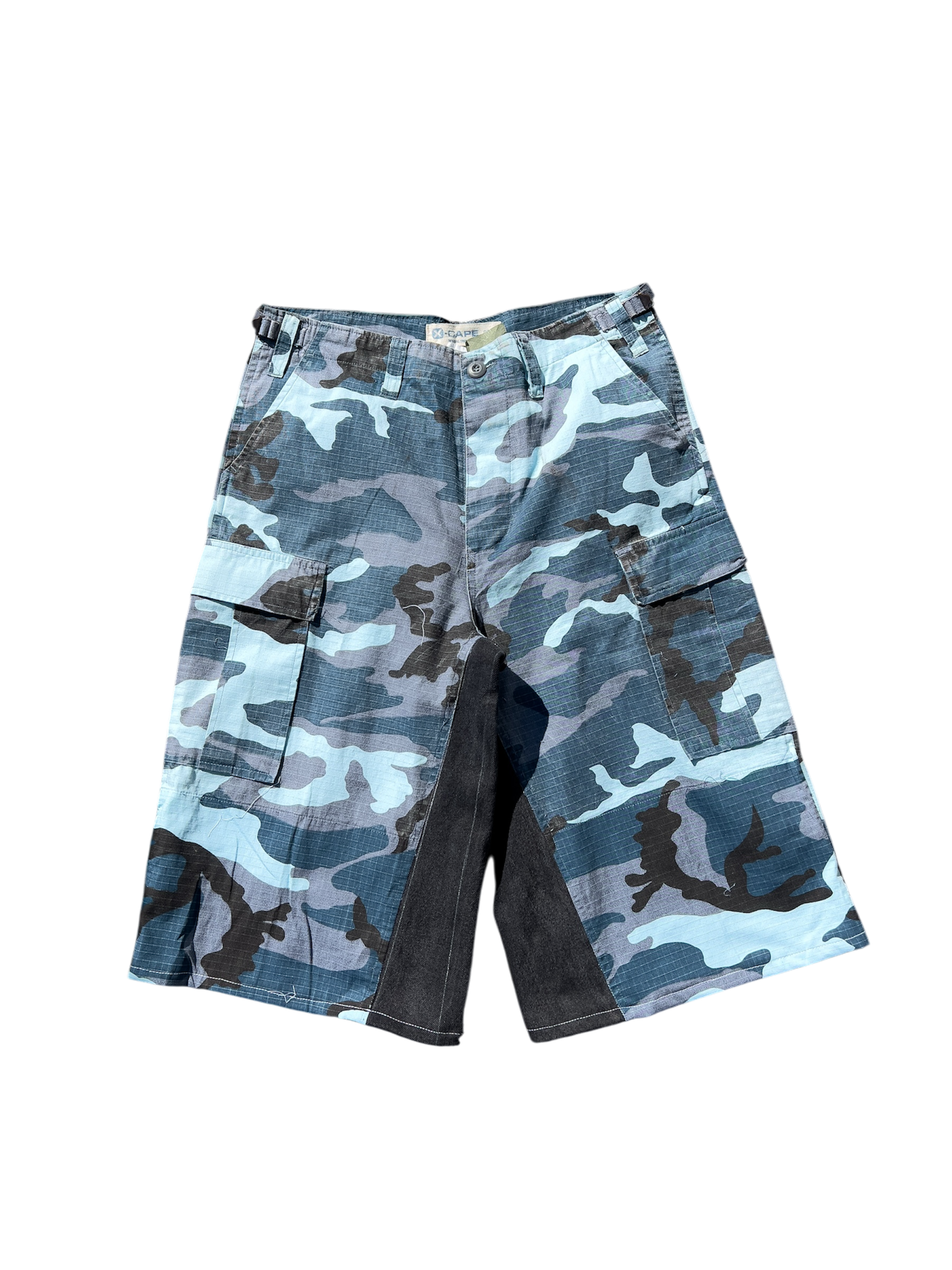 ULTRAMARINE CAMO - Cargo Jorts
